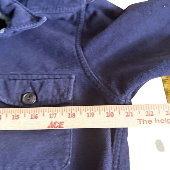 Vintage Deerskin Chamois Button Down Shirt Cabincore Cozy Outdoor Workwear‎ - Picture 4 of 12